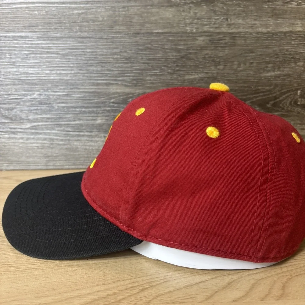 USC Trojans Hat Cap Strap Back Red Black NCAA Football California Strong Mens